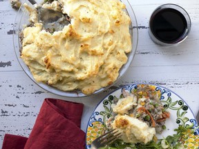 This December 2017 photo shows a shepherd's pie in New York. This dish is from a recipe by Katie Workman.