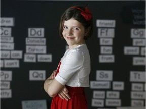 Callie, a grade 2 student at St. Anne Elementary School in Ottawa.