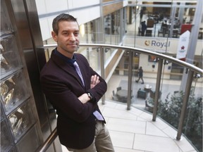 Dr. Zachary Kaminsky, the newly appointed chair of suicide prevention, poses for a photo at the Royal in Ottawa Tuesday Feb 6, 2018.