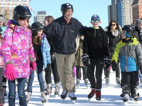 Mayor Jim Watson is once again inviting everyone to his annual Family Day Skating Party from 11 a.m. to 2 p.m. at city hall's Rink of Dreams.