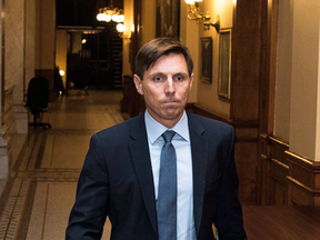 Ontario Progressive Conservative Leader Patrick Brown on Jan. 24, 2018, when news of sexual misconduct allegations against him first became public.