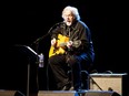 Randy Bachman peforms on stage while hosting the Juno Songwriters' Circle held at the Burton Cummings Theatre in Winnipeg, Man. on Sun., March 30, 2014. (Brook Jones/QMI Agency)