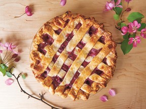 Sharileen's sour cream cherry pie from Duchess Bake Shop by Giselle Courteau.