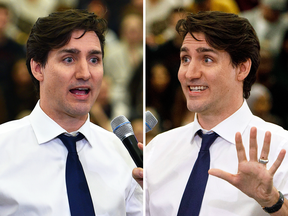 Justin Trudeau vs Justin Trudeau