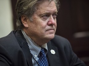 Steve Bannon is seen here in February, 2017.