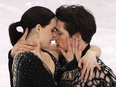 Tessa Virtue and Scott Moir at the PyeongChang Winter Olympics, 2018.