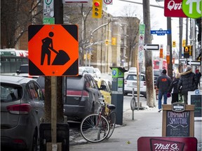 Elgin Street construction.