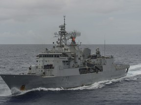 Royal New Zealand navy Anzac-class frigate HMNZS Te Kaha. US Navy Photo.