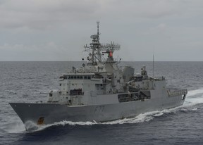 Royal New Zealand navy Anzac-class frigate HMNZS Te Kaha. US Navy Photo.