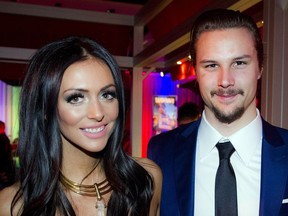'We feel very lucky to be Axel’s parents. Even though he was stillborn, we know we will hold him again one day under different circumstances and the joy he gave us will be with us forever,' Ottawa Senators captain Erik Karlsson and his wife, Melinda, wrote in a statement this week.