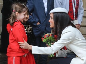 Meghan Markle and a fan.