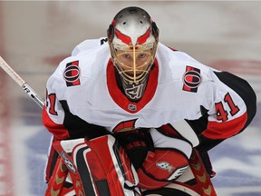 Craig Anderson #41 of the Ottawa Senators