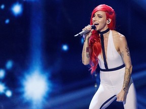 Canadian musician Lights performs during the 2018 JUNO Awards in Vancouver. Lights brings her Skin & Earth tour to the Algonquin Commons Theatre on Wednesday, April 4.