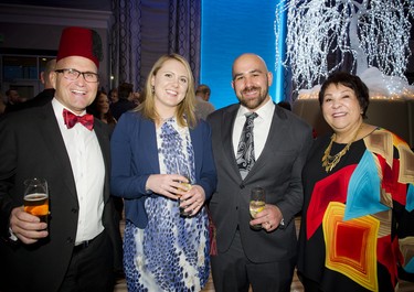 From left, Phil Ouellette, Rebecca McKeen, Mike Ouellette and Sandy Ouellette, a foundation board member and the event chair.