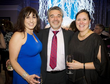 From left, Sandra Catana, Renzo Catana and Carla Natoli.