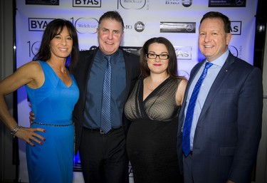 From left, Lina Caruso, Gordon Smith, Sophie Meunier, all of Star Motors, with Yves Laberge, vice-president and general manager of Star Motors.
