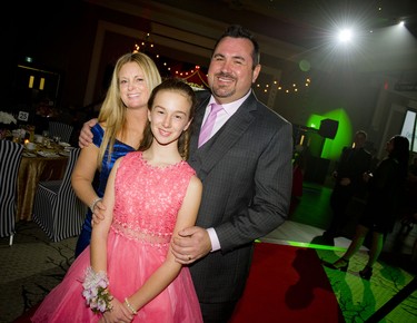 Spencer Warren, founder of Kids Play Safe, his wife Lisa and 13-year-old daughter Emily. Spencer has raised over $200,000 toward childhood preventable injuries through the Ottawa Children’s Gala and other events.