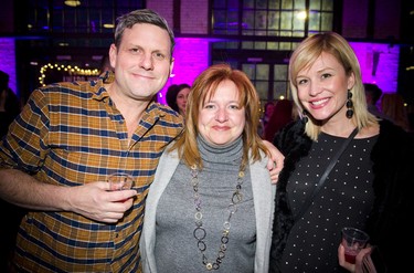 From left, Guy Georgsson, Deneen Perrin and Katie Hession.