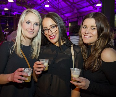 From left, Chelsey Pronovost, Stephanie Khouri and Kristy McDiarmid.