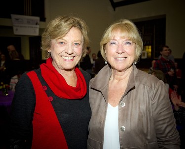Barbara Carroll, Nelson House board co-chair, and former MP Marlene Catterall.