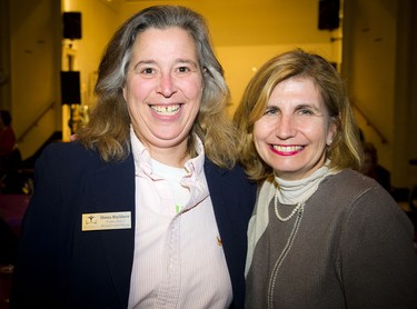 Donna Blackburn, an Ottawa-Carleton District School Board trustee, and Nathalie Des Rosiers, MPP for Ottawa-Vanier and Minister of Natural Resources and Forestry.