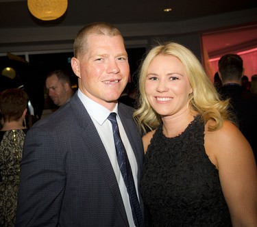 Former Ottawa Senator Chris Neil and Caitlin Neil.