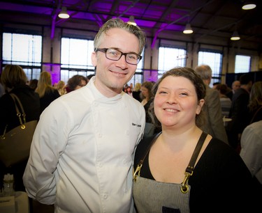 Atelier chef Marc Lepine and Beechwood Gastropub chef Harriet Clunie.