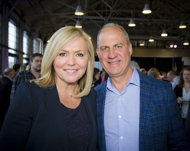 Krista Kealey, vice-president of communications at the Ottawa International Airport Authority, and her husband Keith Henry, president of Tops Car Wash.