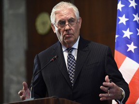 Former US Secretary of State Rex Tillerson.