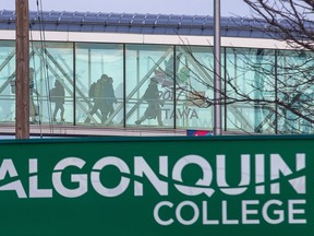 Algonquin College plans to add two more study breaks each year and require full-time profs to take on more teaching hours as the college struggles to foot the bill for the province's new equal-pay law.