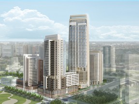 Claridge Homes has submitted plans for its next phase of development on LeBreton Flats. The company calls the phase the East Flats. Source: Planning application