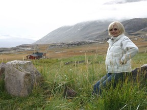 Birgitta Wallace, a Parks Canada researcher, in Greenland.