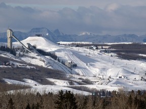 Canada Olympic Park is seen from Nose Hill in Calgary on a morning in February. Gavin Young/Postmedia