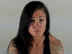 This undated file photo provided by the Deschutes County Sheriff's office shows January Irene Neatherlin. Neatherlin, accused of running an illegal day care in Bend, Ore., where she would leave the children unattended so she could go tanning, pleaded guilty Wednesday, Feb. 21, 2018, to 11 counts of first-degree criminal mistreatment and a single count of third-degree assault.