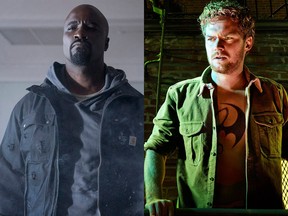 Mike Colter and Finn Jones. Courtesy Netflix