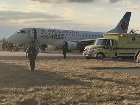 Flight 7618 was headed for Ronald Reagan airport when pilots discovered the smoke and diverted to Washington’s Dulles International Airport.