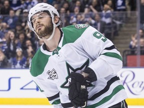 Stars centre Tyler Seguin had three points against the Leafs on Wednesday, but came up empty on this attempt during the shootout. THE CANADIAN PRESS/Chris Young