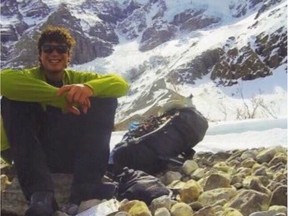 An accomplished B.C. alpinist spent 10 years training for the Alaskan mountain range where he disappeared last week, a family friend said. Missing climber Marc Andre Leclerc is shown in a photo from a GoFundMe page.