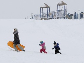 File: Keep safety in mind when sledding or toboganing, paramedics say.