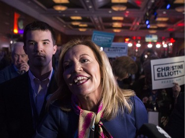 Candidate Christine Elliott at the Ontario PC leadership convention on Saturday, March 10, 2018.