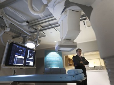 Thierry Mesana in one of the many new operating rooms.