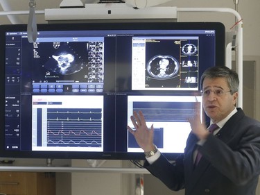 Thierry Mesana in one of the many new operating rooms.