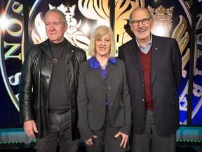 Murray McLauchlan (left), Florence Junca Adenot and Peter Herrndorf will receive Governor General's Performing Arts Awards in a June 2 ceremony.