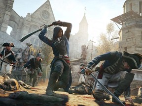 A Parisian named Arno fights his way through the French Revolution in "Assassin's Creed Unity."