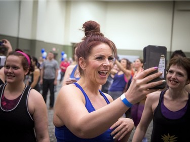 Beachbody Super Trainer, Joel Freeman, led a work out at the Ottawa Conference and Event Centre Saturday, April 7, 2018. Freeman co-created Beachbody's first MMA-styled workout, Core De Force, and is also Beachbody's resident weight lifting pro. Danielle Melanson has been with Beachbody for 11 years, loosing a total of 80 lbs.