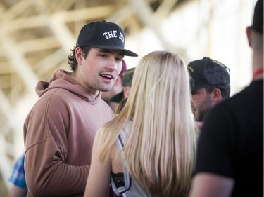A few celebrities attended the tournament, too, including the mayor and Ottawa Senators player Cody Ceci (pictured).