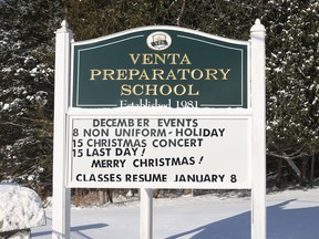 Venta Preparatory School closed days before a scheduled Christmas concert.