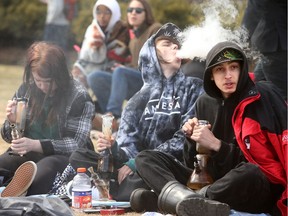 It was the annual 4/20 rally on Parliament Hill Friday.