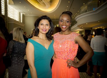 WBN treasurer Anjali Dilawri and the event’s co-chair Solange Tuyishime, president and CEO of Elevate International.
