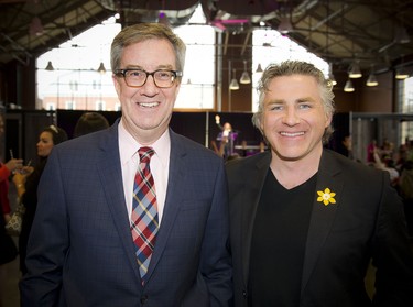 Mayor Jim Watson and radio personality and Rogers host Dylan Black.